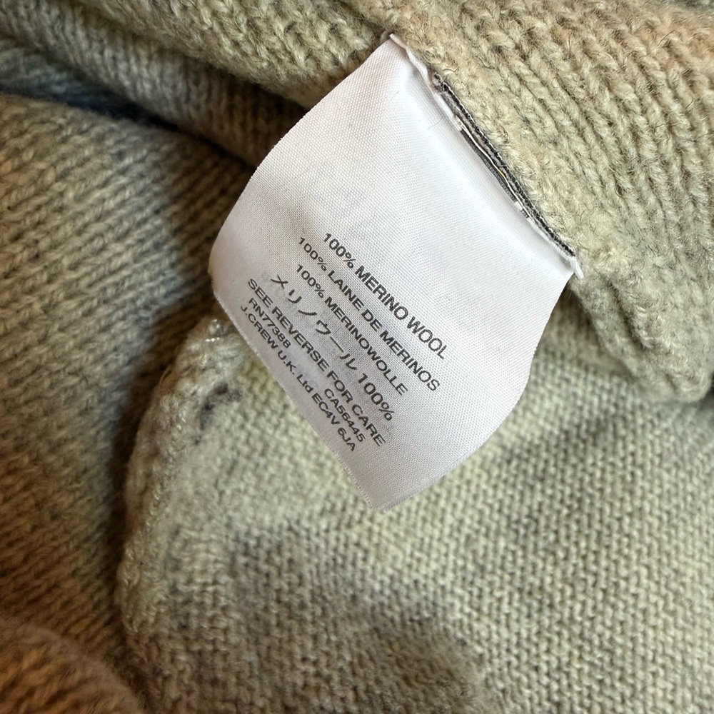 Madewell Gray Women's 100% Merino Wool Cardigan Sweater Coat - Picture 6 of 6